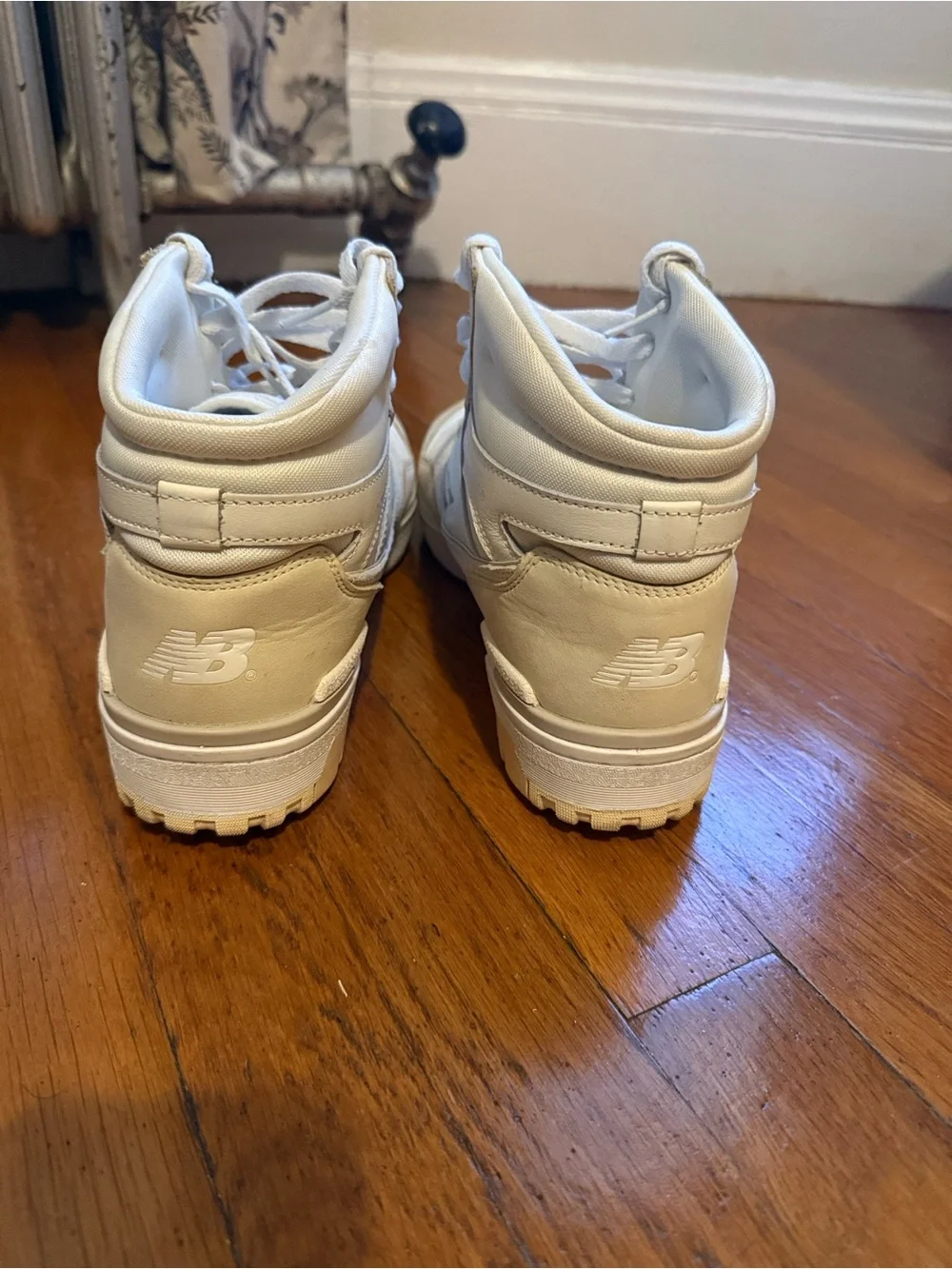 New Balance Men's Natural 650 High-Top Lace-Up Sneakers (BB650RPC) Size 14